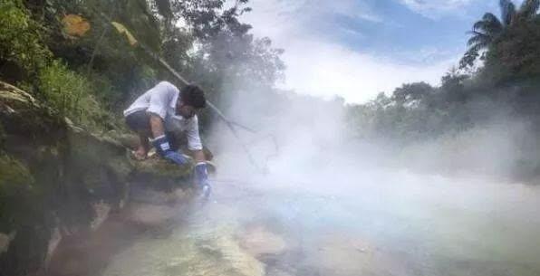 「亚马孙热带雨林」亚马逊雨林的神秘河流，河水温高达100℃，误入其中可丧命