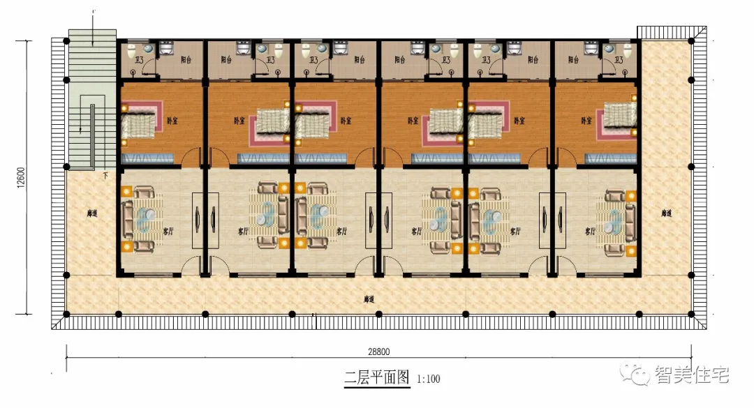 |仿古风格设计的农村别墅，第一栋适合做民宿，很有特色