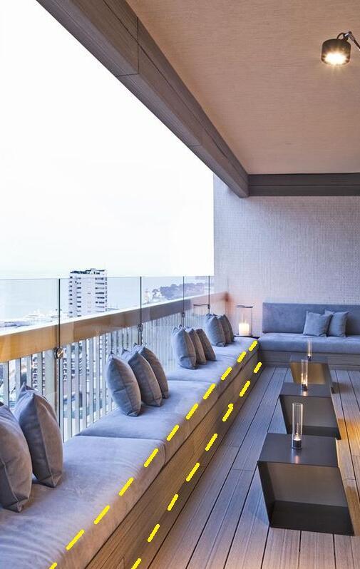 |你家阳台只用来晾衣服？邻居在阳台外侧打排矮柜，这做法太值得学