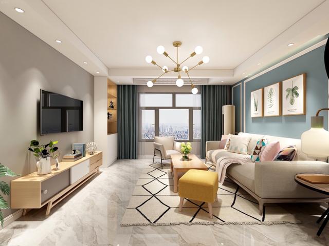 『』闺蜜装修不愿做背景墙造型，我嫌她抠门！装修后看效果才明白：美