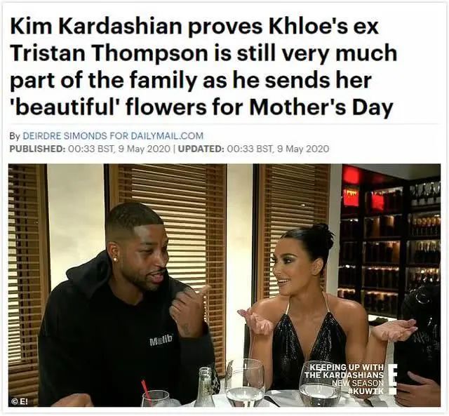 「金·卡戴珊」TT真硬！生日收到卡戴珊祝福！献花大姨子！科勒原谅他了？