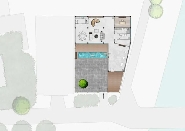 水帘洞：371m2现代极简别墅，舒适文艺的空间，安静惬意舒适