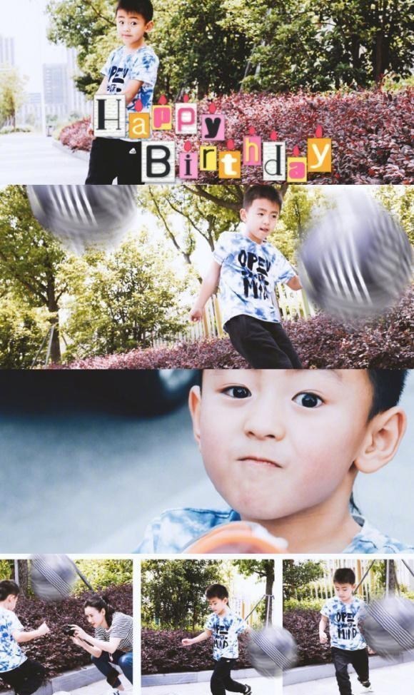 张柏芝|张柏芝二儿子近照曝光，一颦一笑颇像妈妈！和大儿子形成鲜明对比