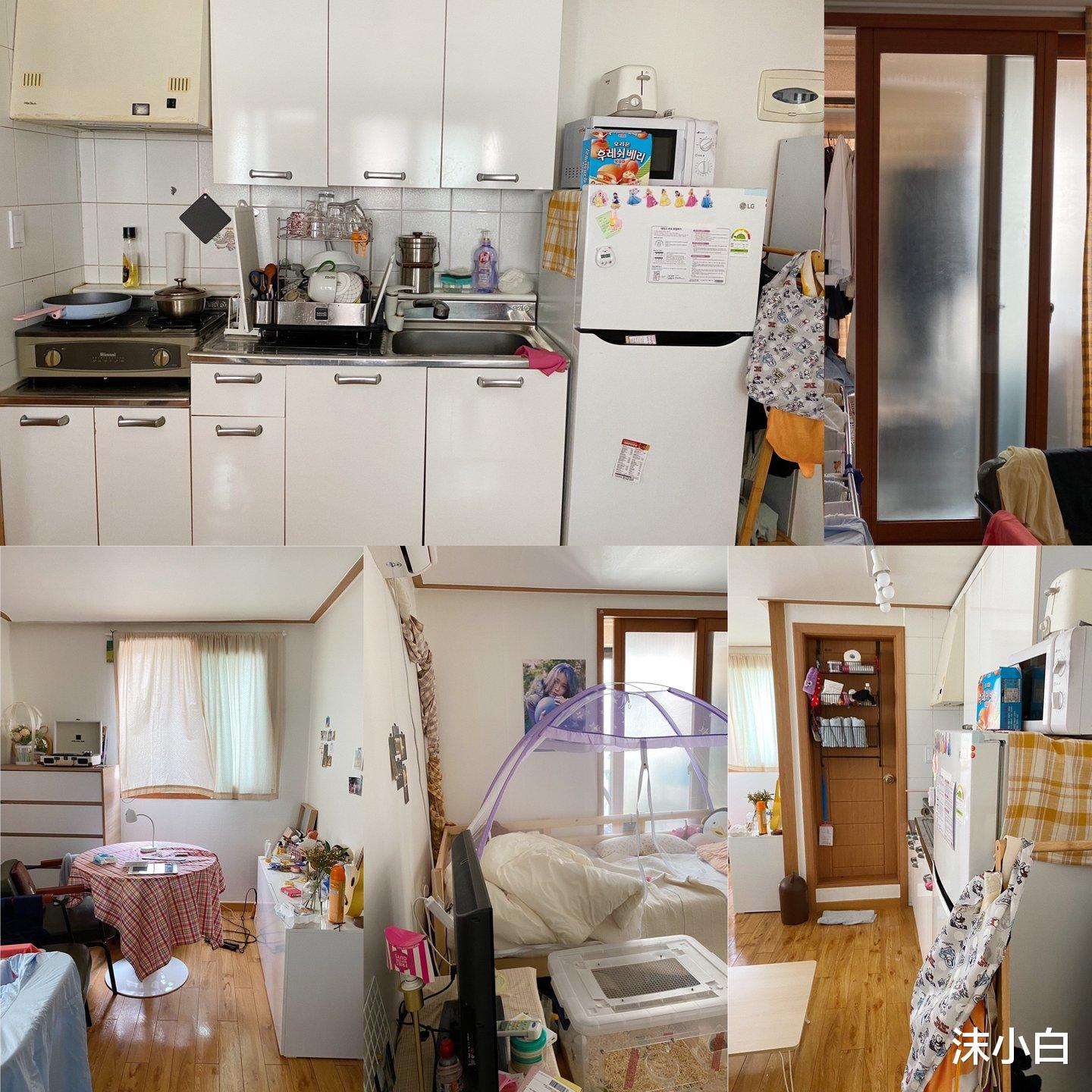 老年小妙招|27㎡商住宅，一开门就是厨房，床底没收纳衣服塞阳台！太自在了
