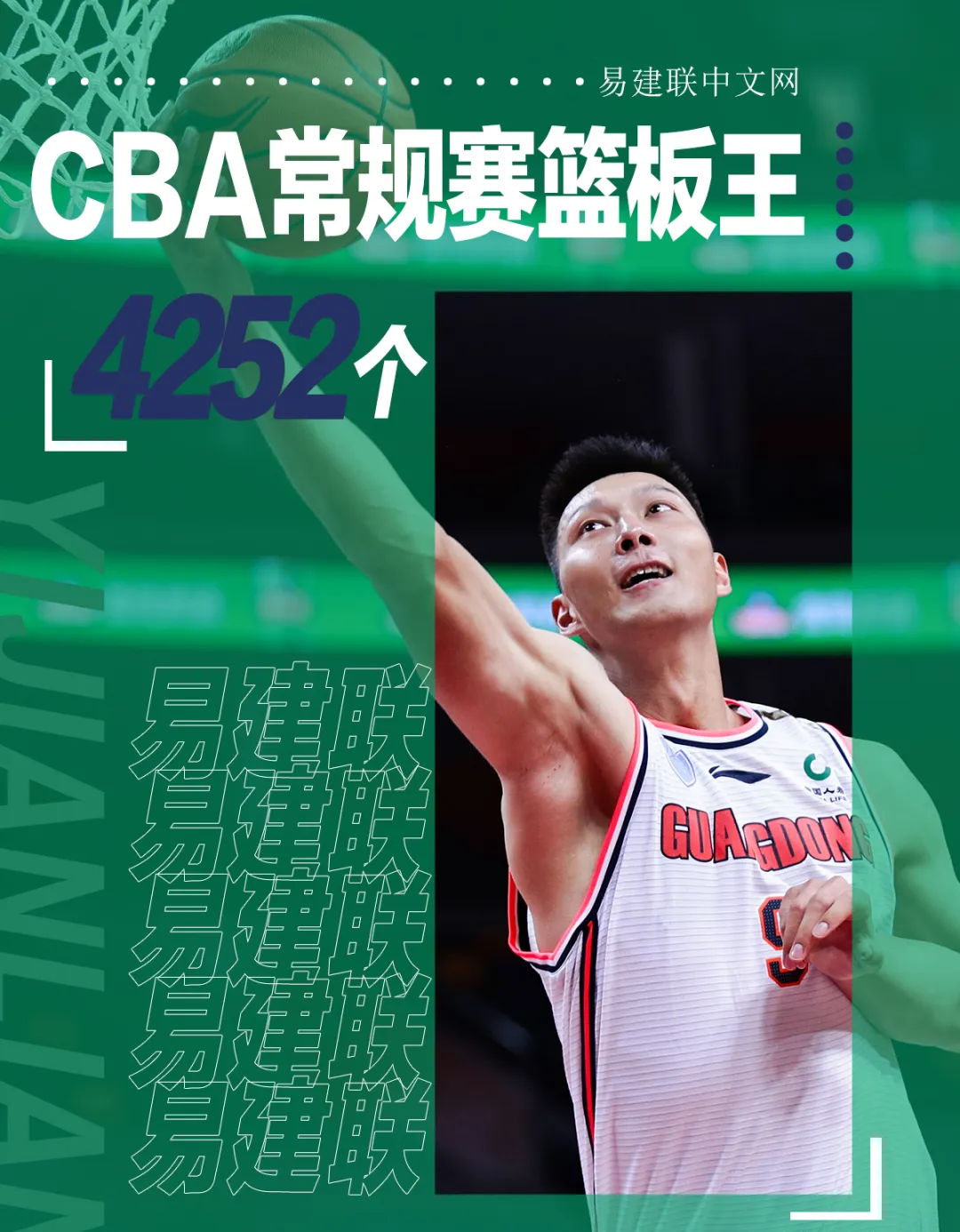 #易建联#单节25分+CBA篮板王！阿联微微出汗，他已赢回杜锋信任！