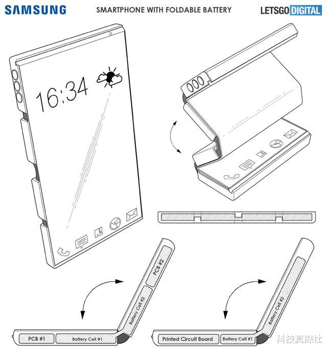 电池|解锁更多姿势！三星柔性电池专利曝光，或在近两年商用