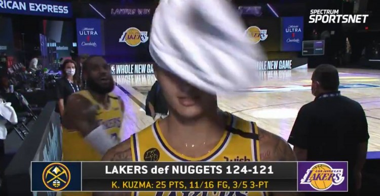 库兹马|真皮！沃格尔承认绝杀战术是偷师，浓眉求抱头，老詹狂甩库兹马毛巾！