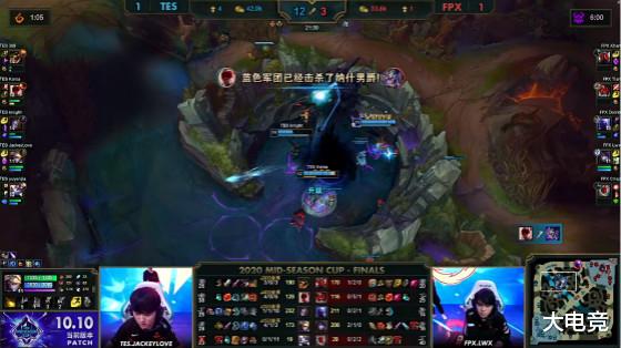【fpx战队】LOL-季中杯:TES 3-1击败FPX,TES夺得2020英雄联盟季中杯冠军!