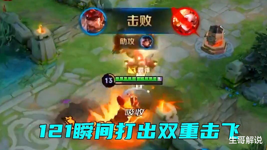 廉颇|王者荣耀:“快刀流”廉颇火了,攻速高达72%,团战技能几乎无CD