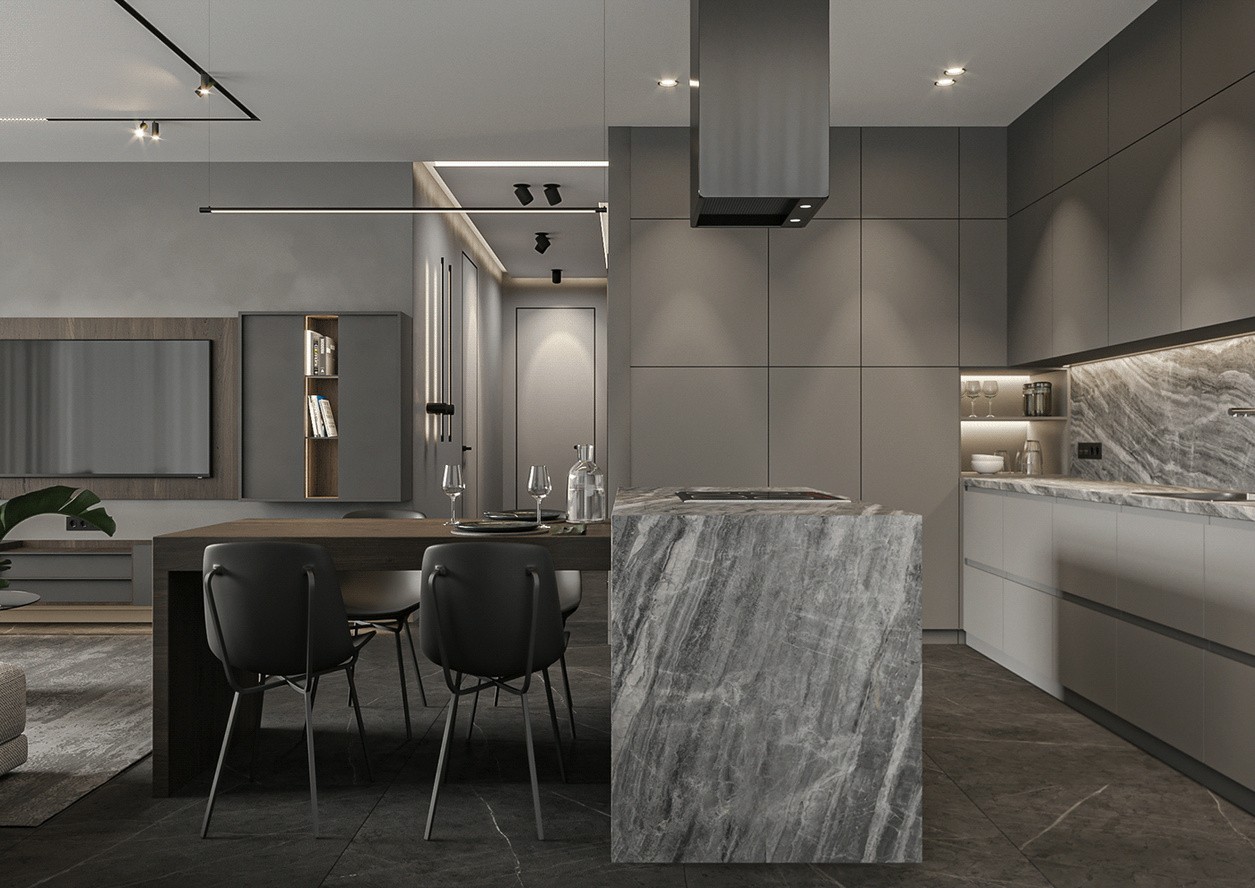 |极简现代风装修案例赏析——高级灰的优雅气质