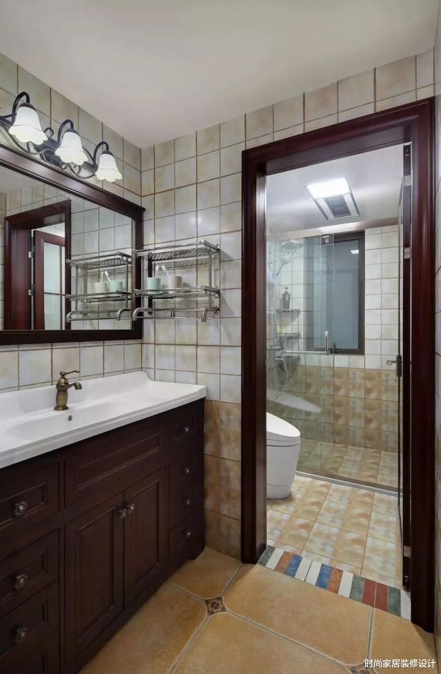 ：卫生间这样装，真是太漂亮了，干湿分离效果又好！