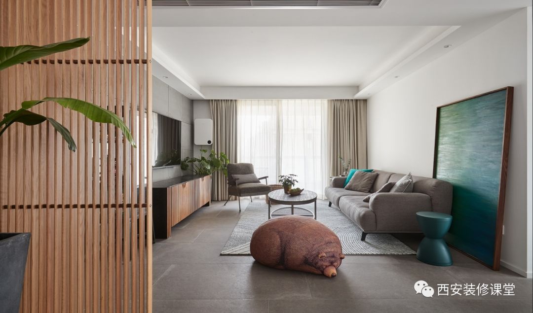 【北欧】三室北欧，125m2木质温馨婚房