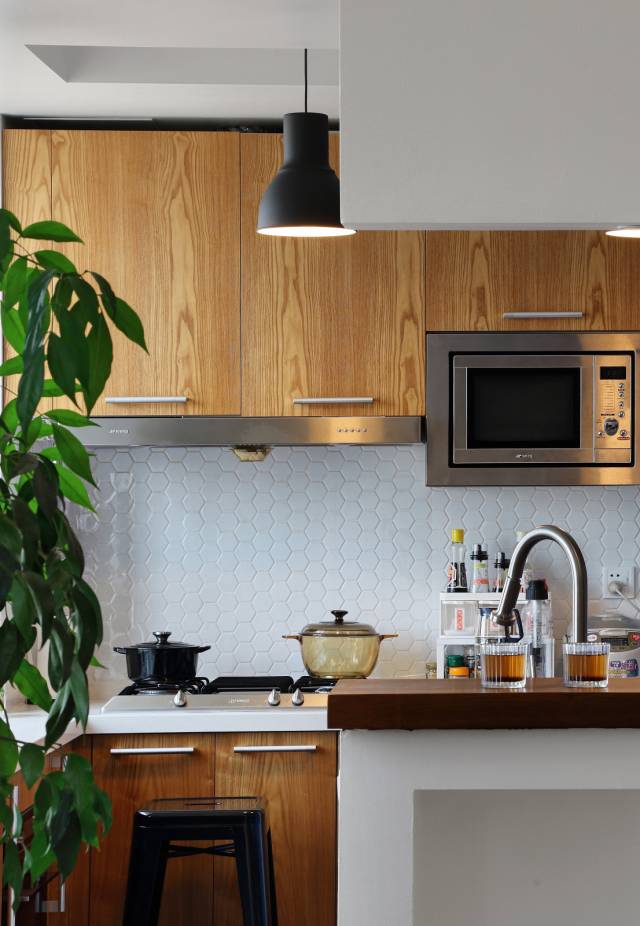 「」厨房不仅仅要实用，独特的设计，让它变得更加时尚