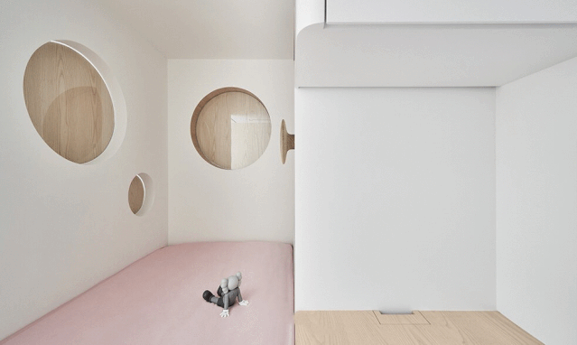 『』56㎡ 打造四居室，1㎡ 都不浪费！