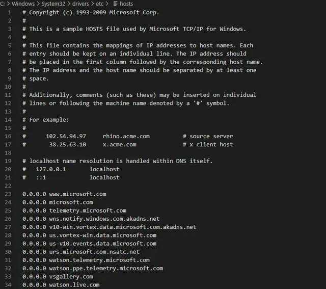vivo|微软阻止用户屏蔽Win10遥测服务,若检测到HOSTS屏蔽则报警