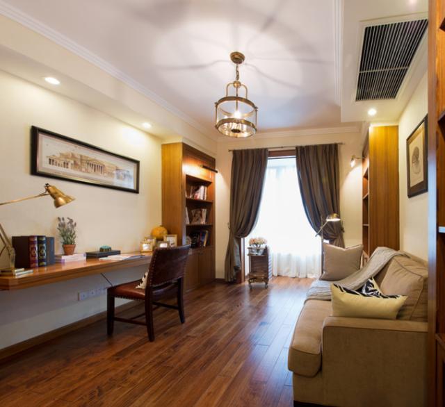 【】买128㎡跃式楼房，变身180平美式豪宅，朋友：厨房刷绿色？