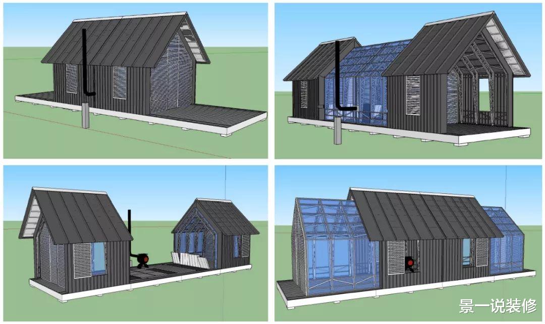 放生@精选5个微型小房子，面积50㎡以下，建造成本20万，要不要造一个？