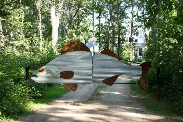 一处院门，美了整个院子。 ?