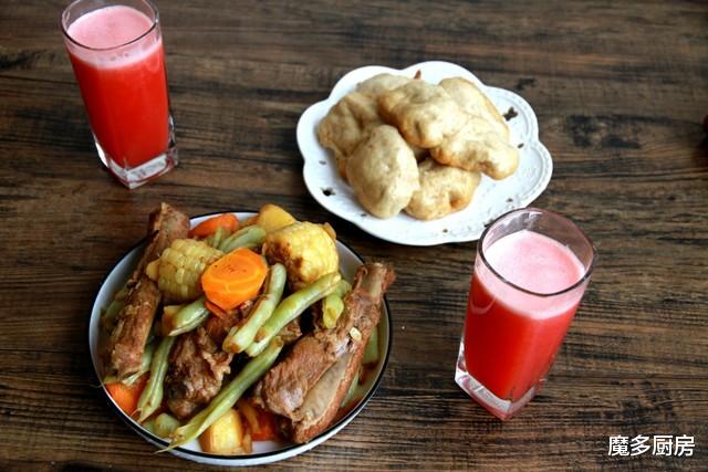 排骨|天气太热，就做了一个菜，母女3人吃得香，网友：这妈妈真会偷懒