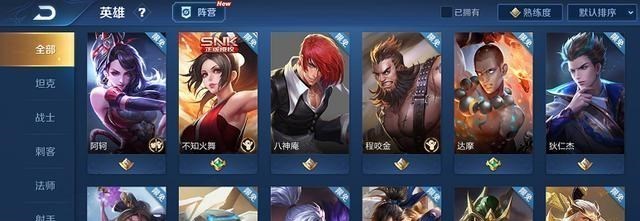 「艾琳」最稀有的三个英雄，艾琳不算什么，SNK八神再次出现在体验服版本