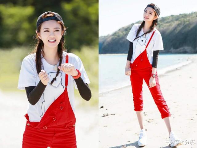 连衣裙|40岁安以轩挺大肚现身！白色连衣裙显瘦又温柔，双马尾似小姑娘