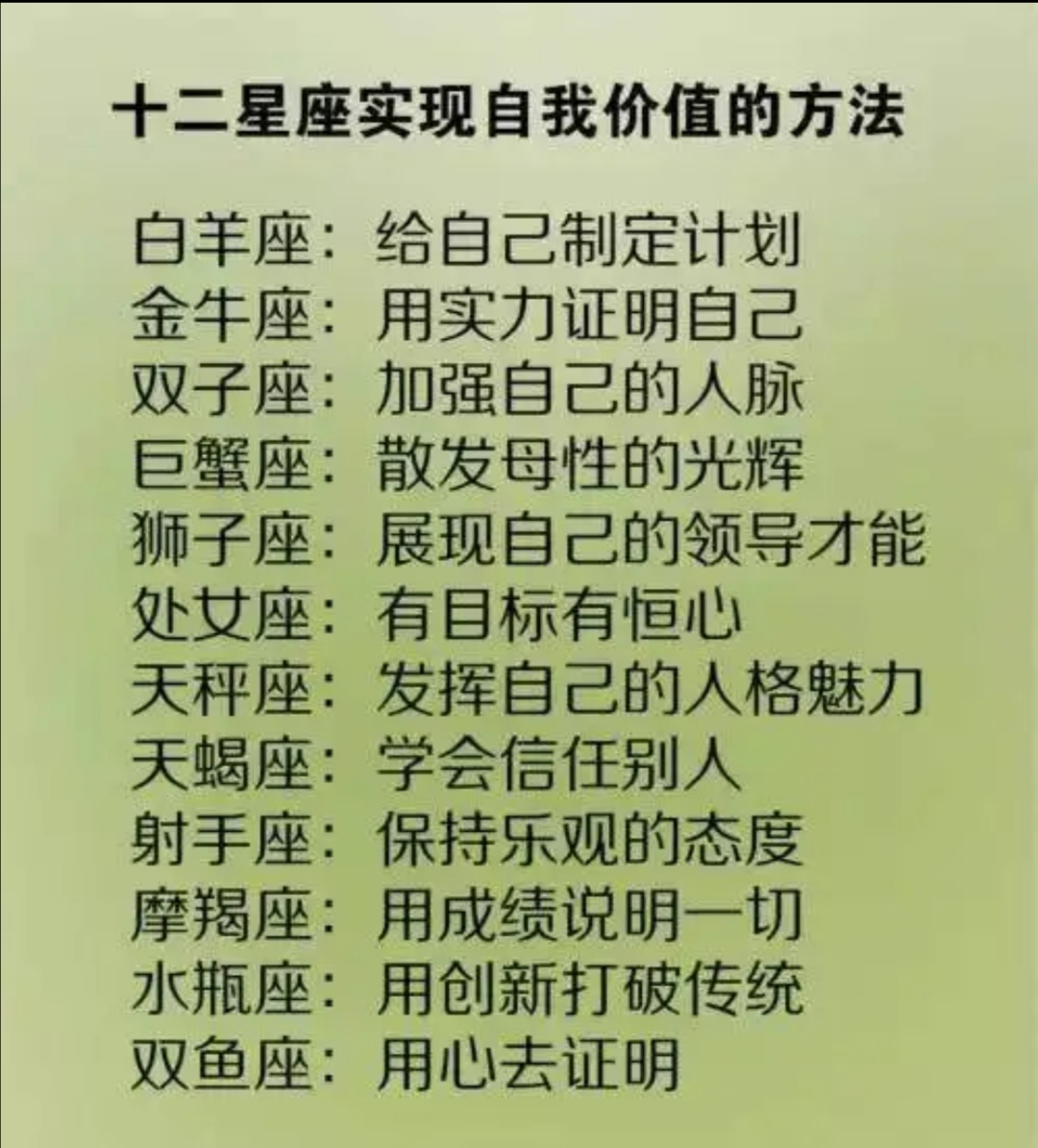 十二星座@十二星座对你动心的小细节