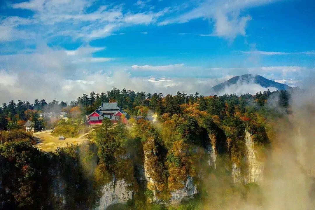 峨眉山|2020年红叶观赏指南!美成仙境,人少景美,还有温泉泡!