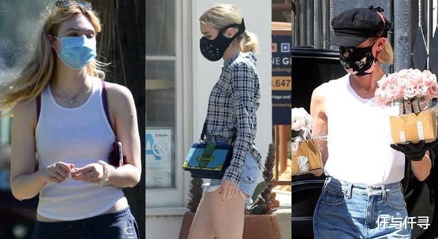 『好莱坞』凯莉詹娜素颜出街，艾儿芬妮变胖，居家防疫逼出好莱坞明星真面目