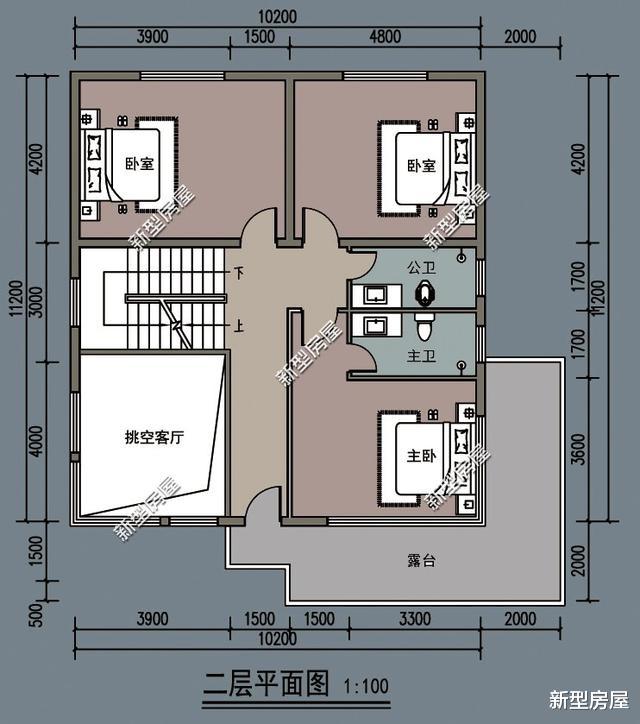 |房子长11米宽10米，怎样设计好看？