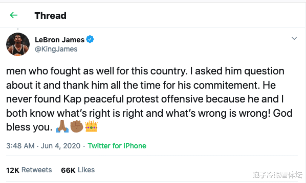 『勒布朗·詹姆斯』“乔治之死” 6届白人全明星惹众怒 詹姆斯带头开炮 6小时获250万赞