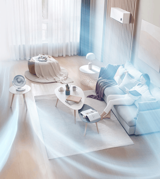 空调|一起吹空调吗？配台空气循环扇的那种