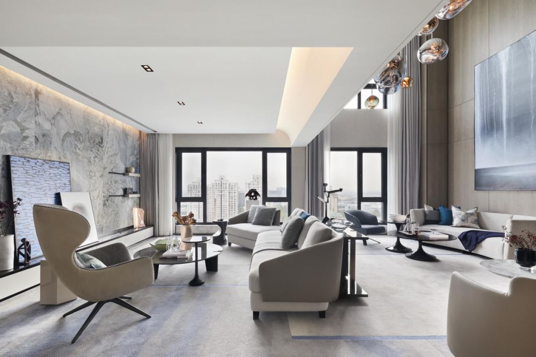 『』290㎡现代简约奢华样板间:子之燕居 ,洗尽铅华