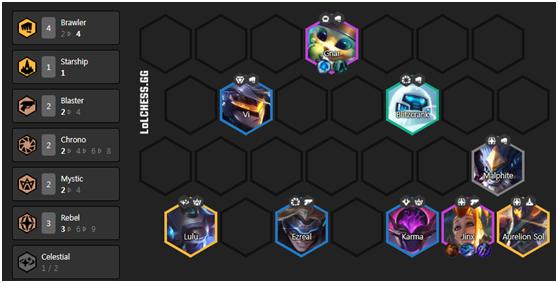 #全员加速中#云顶之弈：季中版本四大上分答案：全员斗枪，强度独一档