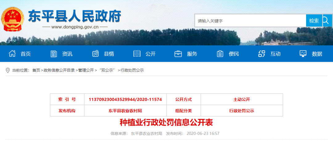 「行政处罚」泰安这些个人、单位！被行政处罚！