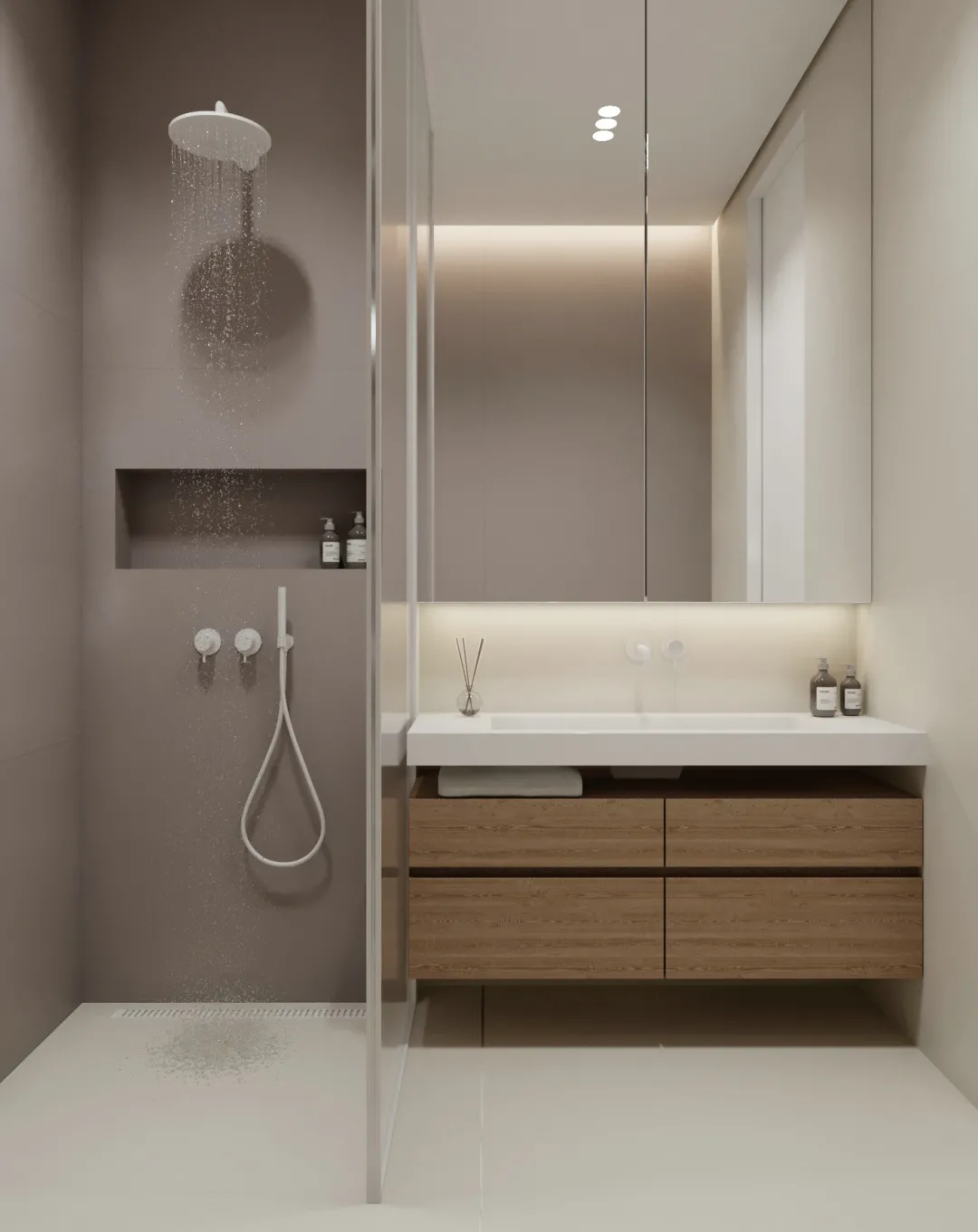 |4㎡卫生间这样装，空间扩大2倍，分分钟爱上洗澡！