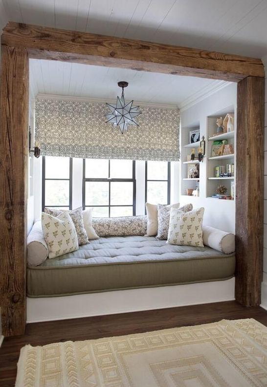 飘窗:飘窗的新装法,总有一款是你中意的,利用的多功能还漂亮,多好