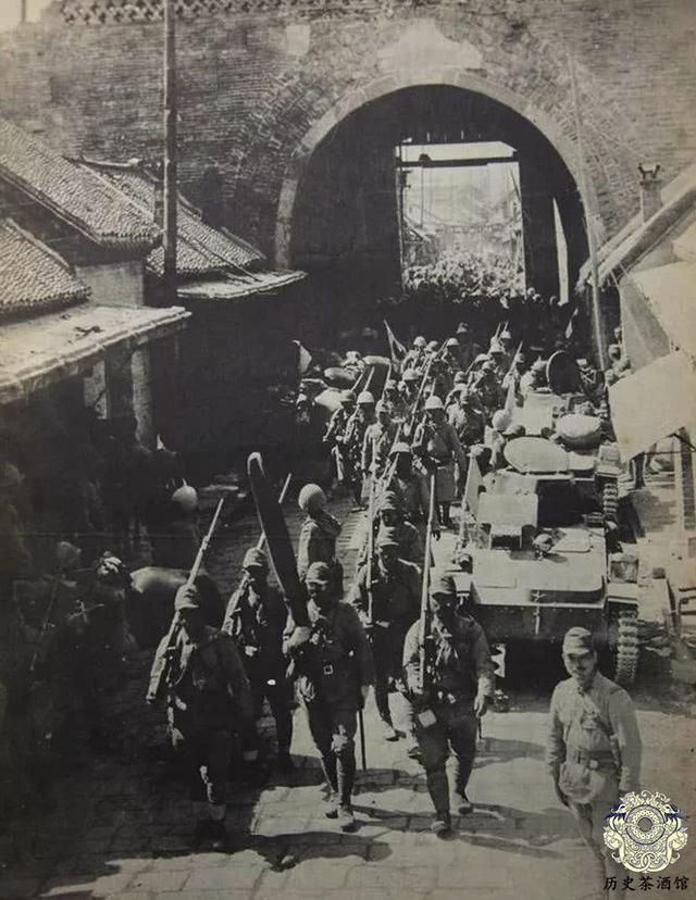 #日军#沦陷后的徐州老照片:图五被日军当活靶练刺刀,图八是日本女间谍