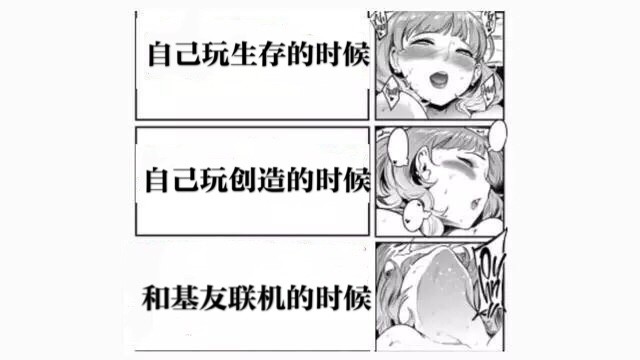 表情包|我的世界：用五张表情包对比图，给你还原一个真实的“MC世界”