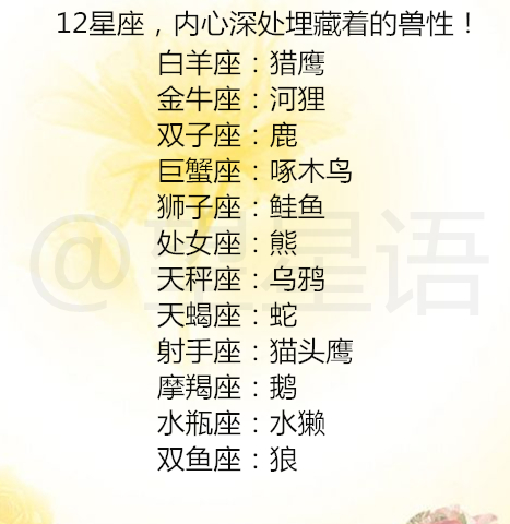 旧爱|12星座最想和喜欢的人做什么？12星座，内心深处埋藏着的兽性！