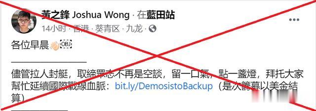 【黄之锋】荼毒“花蕾”为哪般？香港众志的“手足生意”