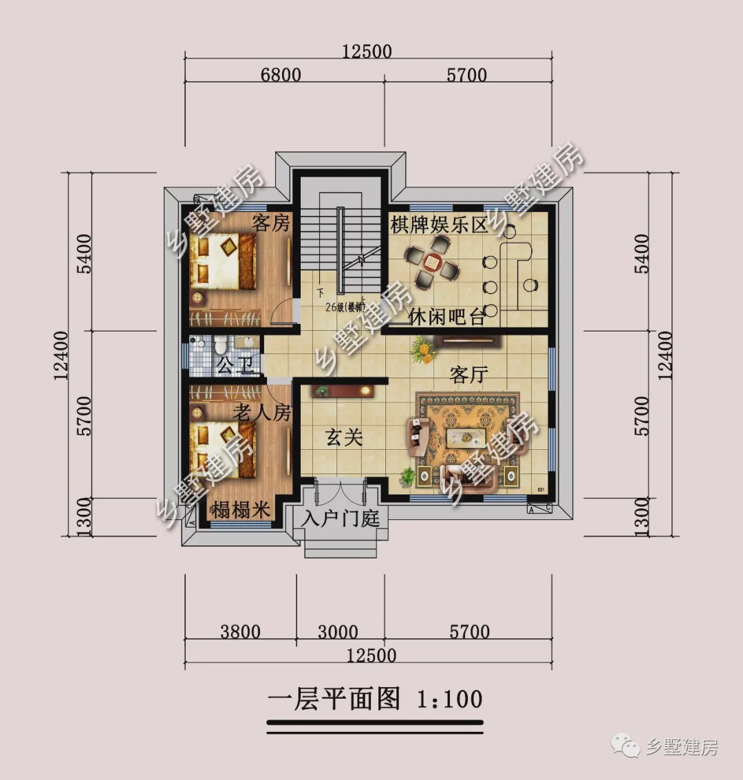 「」占地136平的欧式别墅，独特亮眼，让你从此不低调
