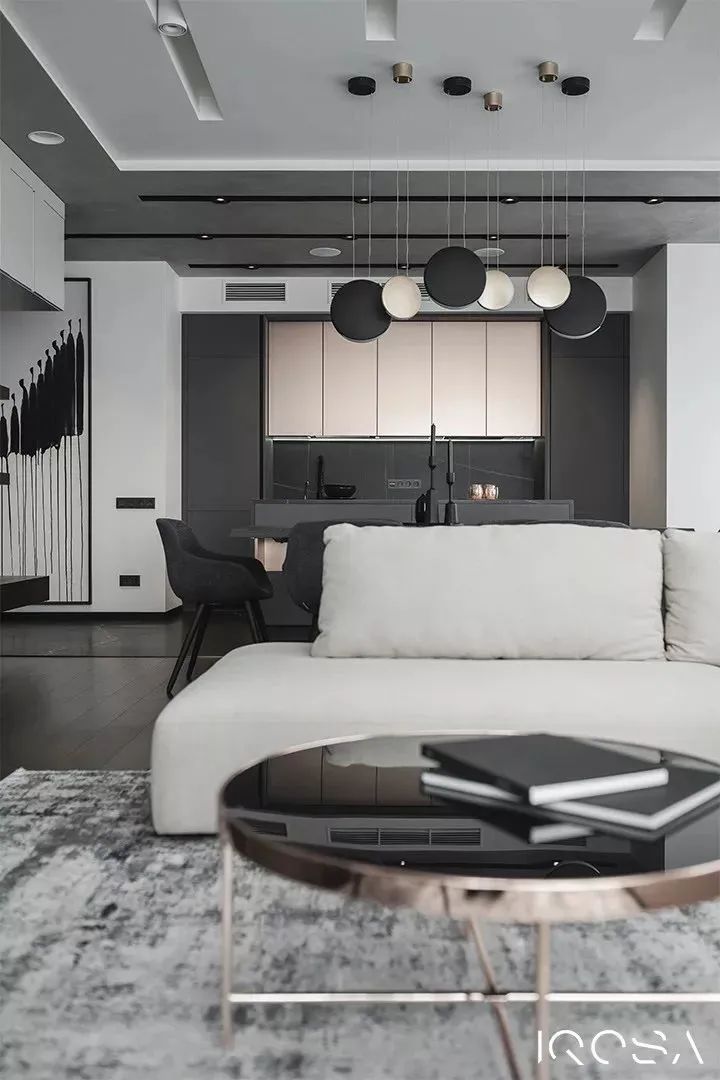 【】180㎡极简高级灰,高端大气上档次,低调奢华有内涵