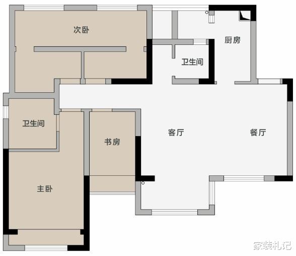 |见过最干净舒适的家，109㎡简约风格，住起来真的超舒服
