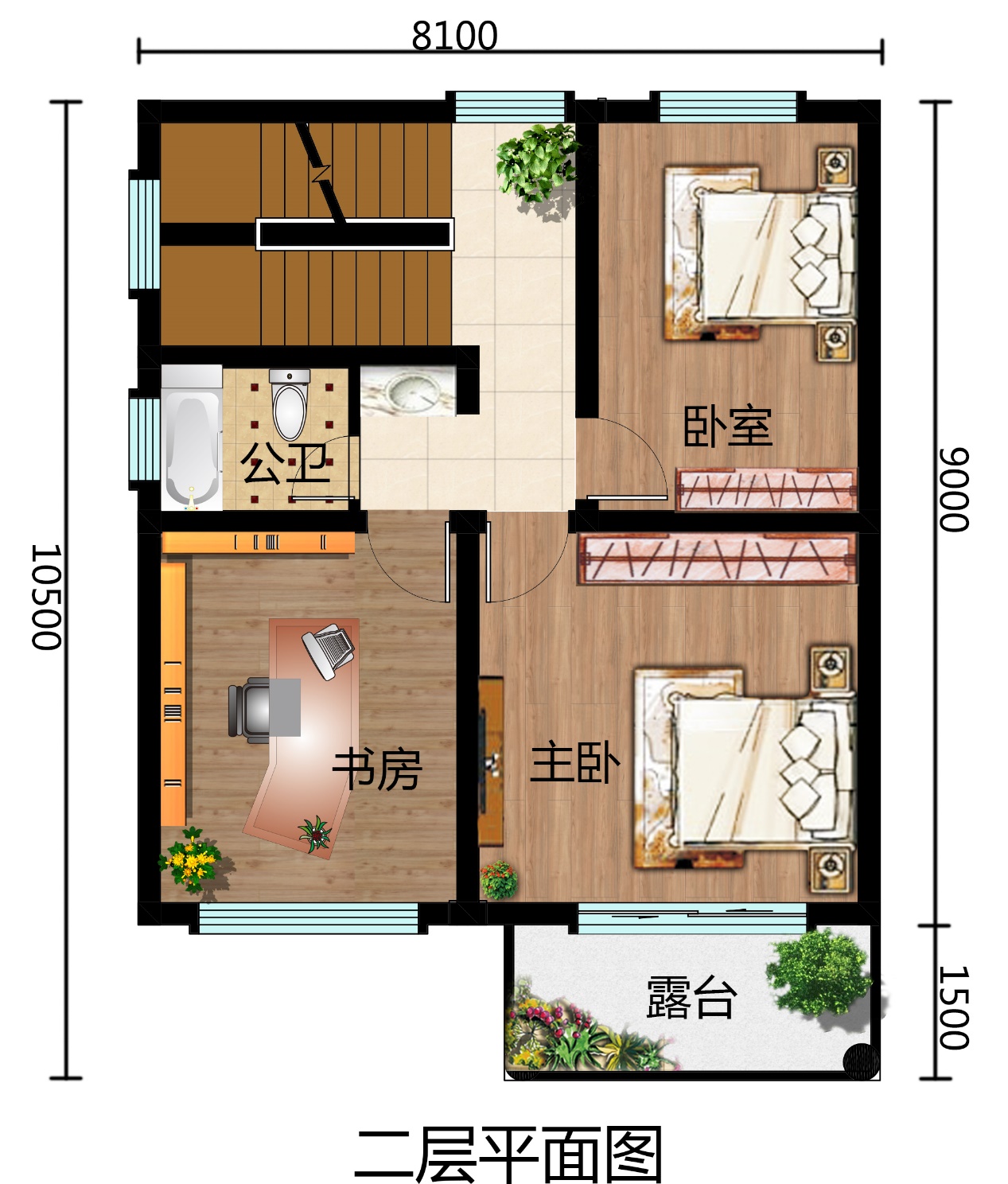 |占地90平方三层自建房设计，小户型不代表土气，这才适合农村建造