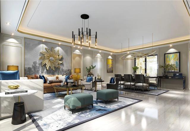 |170㎡大户型轻奢风格，轻度的奢侈低度的奢华