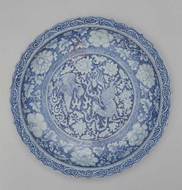 [元青花]赏析元青花飞凤麒麟纹盘