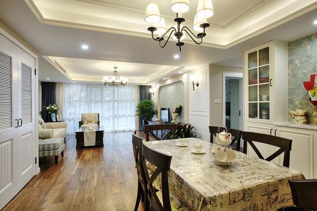 |130平的美式新房，预算25万设计费就花了一万，但这效果很值