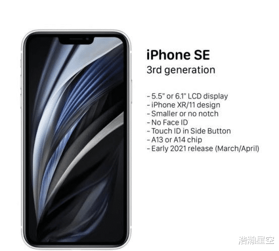iPhone SE|iPhoneSEPlus海报曝光，屏幕外指纹+新刘海设计！