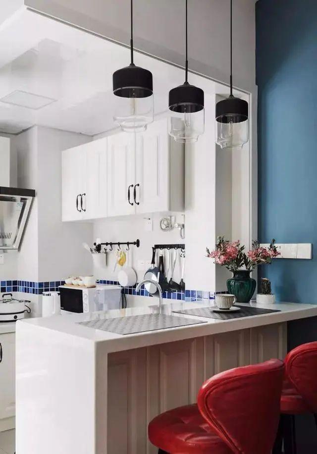 【】40平方超小户型装修案例，冷暖配色，光线充足，一个知性的小家