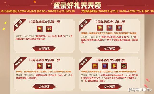 「地下城与勇士」DNF：不注意要求就领不到奖励！周年庆登录奖励领取资格讲解